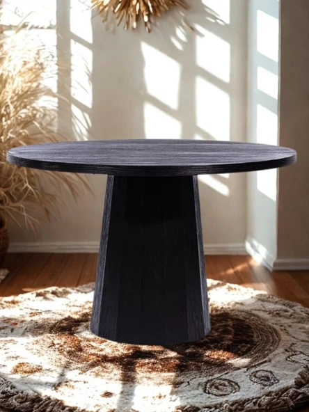 Odessa Ahşap Masa 120x120 - Resim 6