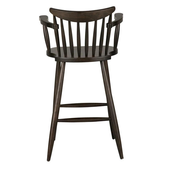 Hudson Ahşap Bar Sandalyesi - Resim 5