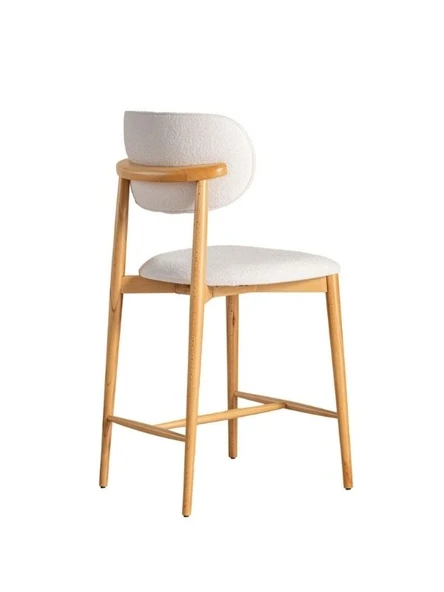 Polo Bohem Ahşap Bar Sandalyesi - Resim 2