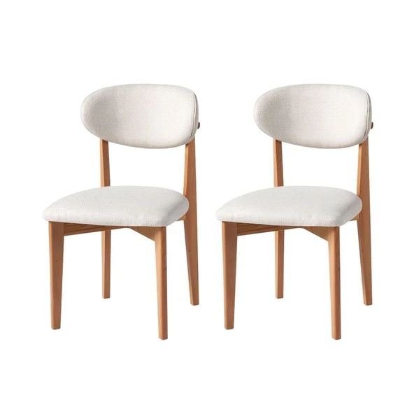 Polo Teddy Natural Ahşap Bohem Sandalye - Resim 4