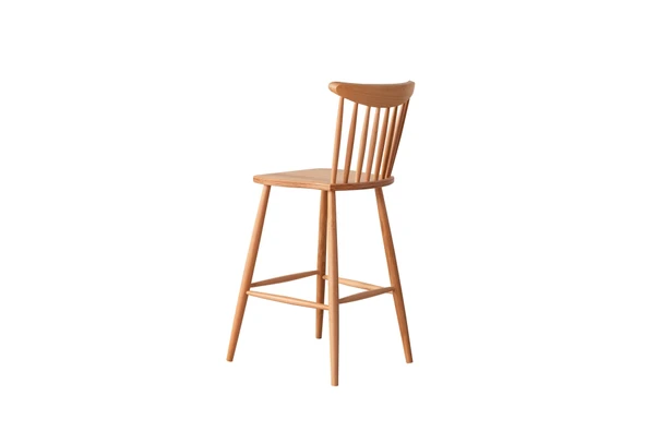Ashbourne Ahşap Bar Sandalyesi - Resim 7