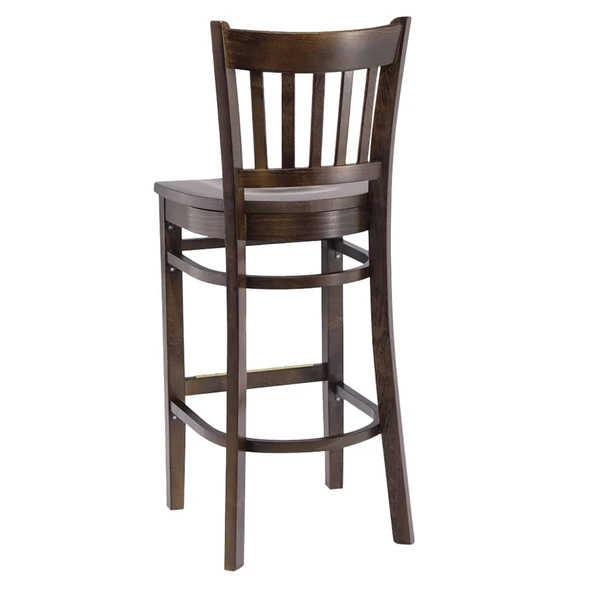 Roma Ahşap Bar Sandalyesi - Resim 3