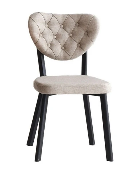 Olivya Metal Sandalye, Kapitoneli - Resim 8