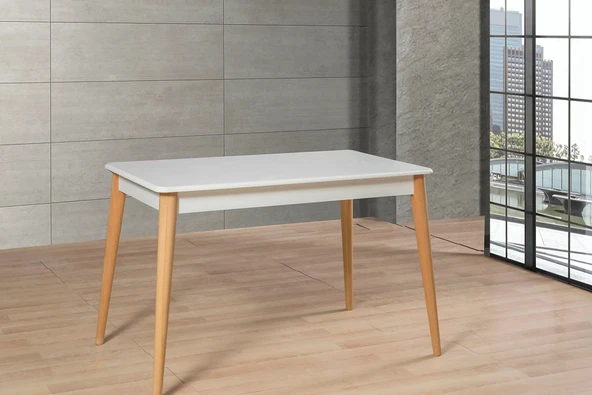 Ludovica Fransız Retro Still Açılır Yemek Masası 90x140 - Resim 7