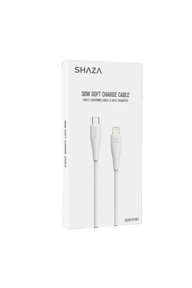 shaza 30w Type-c To Lightning Soft Şarj Ve Data Kablosu - 2