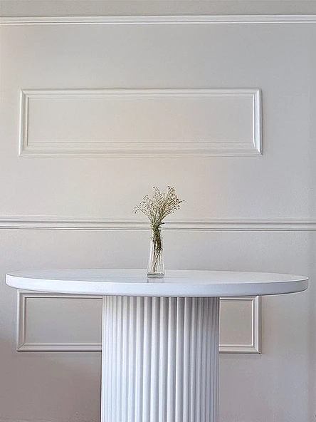 Arya Yuvarlak Ahşap Bohem Masa 130x130 - Resim 6