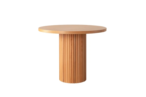 Arya Yuvarlak Ahşap Bohem Masa 100x100 - Resim 6