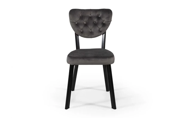 Olivya Metal Sandalye, Kapitoneli - Resim 5