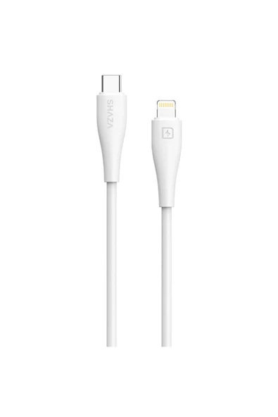 shaza 30w Type-c To Lightning Soft Şarj Ve Data Kablosu