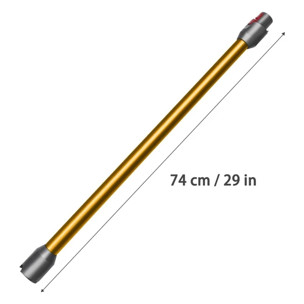srfn ticaret Dyson V12 Uyumlu Kablosuz Süpürge Borusu - Altın - 1