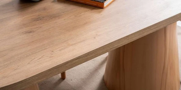 Nivara Bohem Ahşap Yemek Masası 90x180 - Resim 6