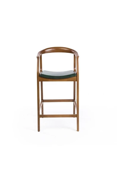 Helsinki İskandinav Ahşap Bar Sandalyesi - Resim 3