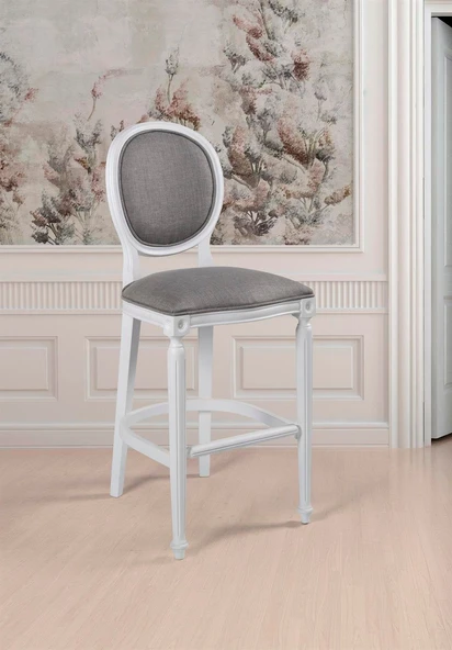 Madalyon Ahşap Bar Sandalyesi - Resim 9