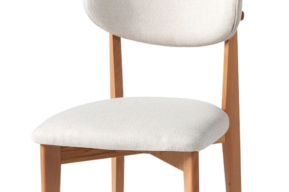 Heloise Bohem Natural Ahşap Masa Sandalye Takımı 90x180 - Resim 10