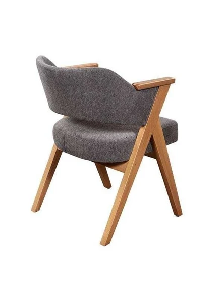 Viora Ahşap Kolçaklı Sandalye - Resim 2