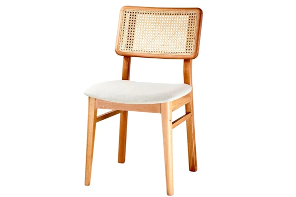 Santorini Natural Ahşap Masa Sandalye Takımı 100x100 - Resim 7