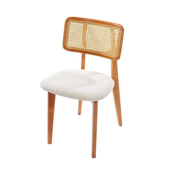 Niyegara İskandinav Natural Ahşap Masa Sandalye Takımı 90x130 - Resim 10