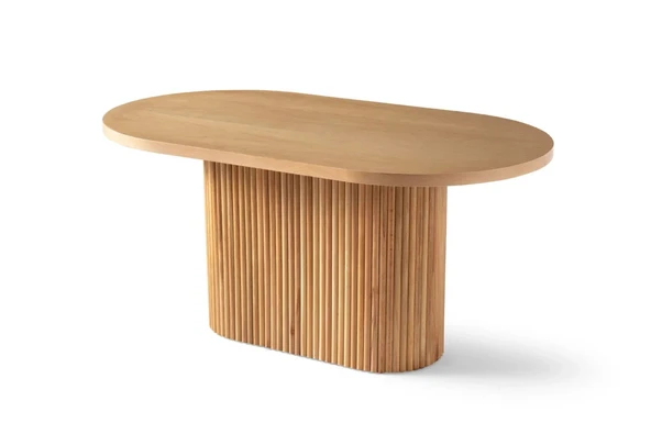 Panama İskandinav Natural Ahşap Masa Sandalye Takımı 80x160 - Resim 5