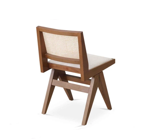 Lofoten Pergel Hazeranlı Hasırlı Ahşap Sandalye - Resim 10