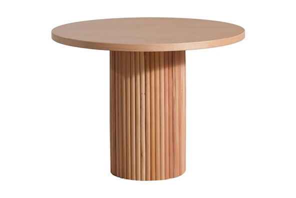 Tetra İskandinav Natural Ahşap Masa Sandalye Takımı 100x100 - Resim 2