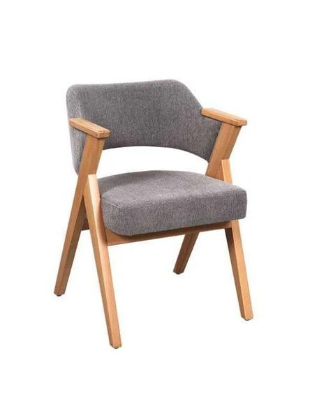 Viora Ahşap Kolçaklı Sandalye - Resim 7