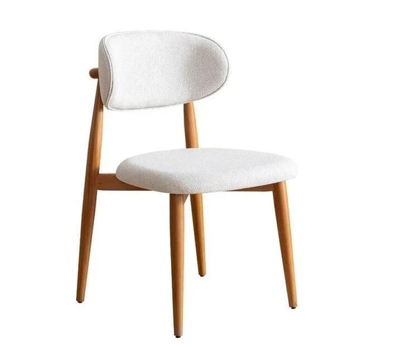 Marsilya İskandinav Natural Ahşap Masa Sandalye Takımı 90x130 - Resim 5