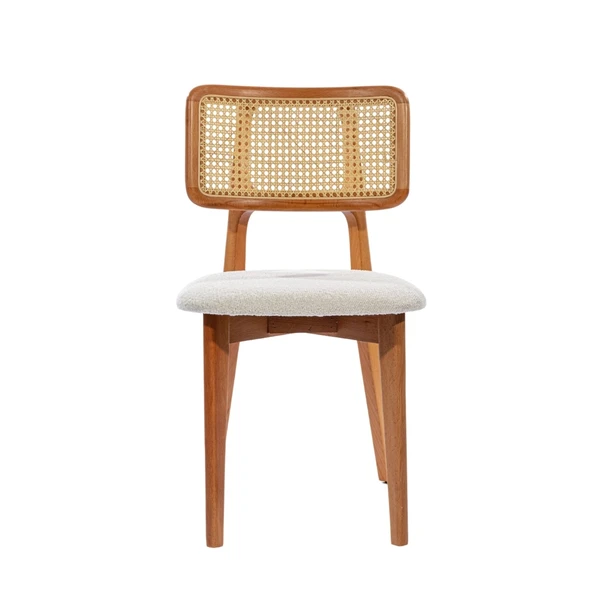 Niyegara İskandinav Natural Ahşap Masa Sandalye Takımı 90x130 - Resim 9