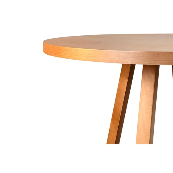 Oslo Natural Ahşap Masa Sandalye Takımı 100x100 - 9