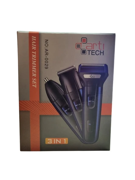 ArtıTech Professıonal Traş Makinesi 3 Başlıklı (Saç Sakal Düzeltici) Ar-0029 - 1