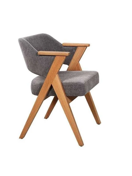 Viora Ahşap Kolçaklı Sandalye - Resim 4