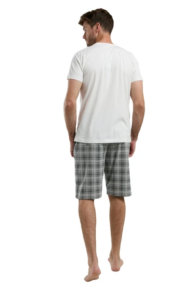 Arnetta Erkek Battal Kısa Kol Pijama Takım 3346 - Resim 3