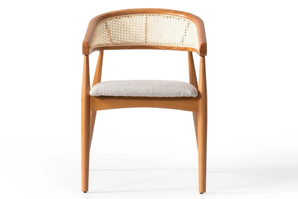 Panama İskandinav Natural Ahşap Masa Sandalye Takımı 80x160 - Resim 8