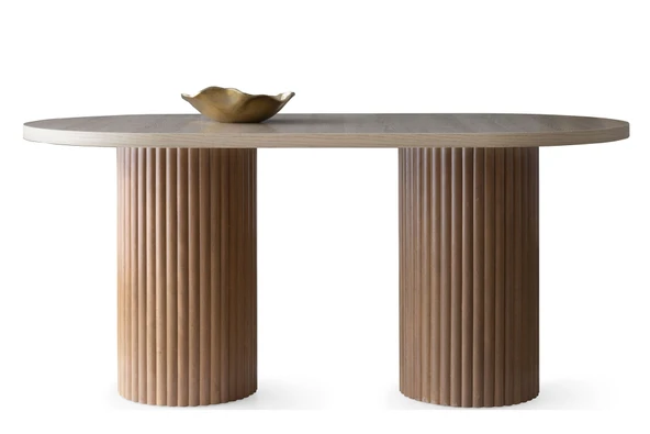 İris İskandinav Ahşap Masa Sandalye Takımı 80x190 - Resim 12