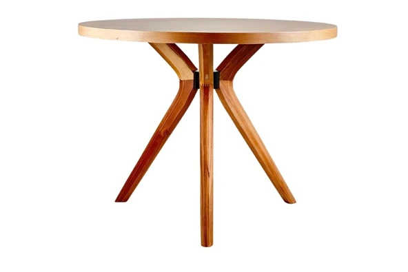 Posedion Natural Ahşap Masa Sandalye Takımı 110x110 - Resim 7