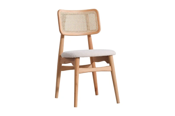 Odesa İskandinav Natural Ahşap Masa Sandalye Takımı 90x90 - Resim 7