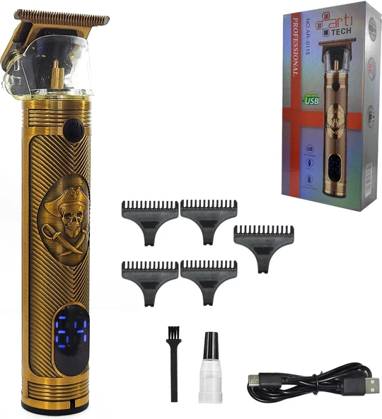 Artitech Tıraş Makinesi Şarjlı LCD Ekran Professional AR-0115 (Saç Sakal Düzeltici) - 1