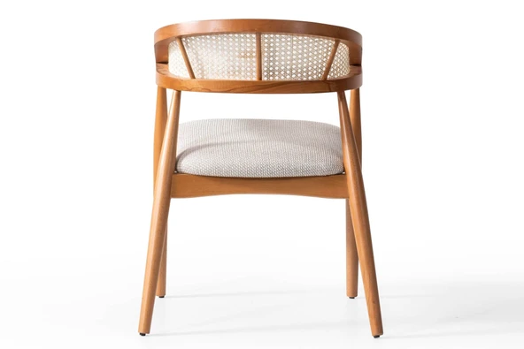 Panama İskandinav Natural Ahşap Masa Sandalye Takımı 80x160 - Resim 9