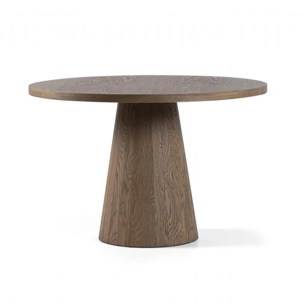 Neptün Ceviz Ahşap Masa Sandalye Takımı 120x120 - Resim 4