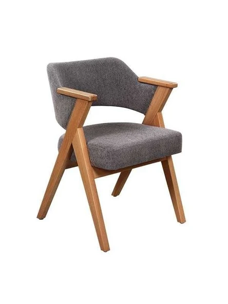 Viora Ahşap Kolçaklı Sandalye - Resim 5