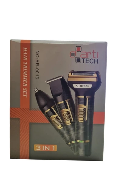 ArtıTech Professıonal Traş Makinesi 3 Başlıklı (Saç Sakal Düzeltici) Ar-0016 - 1