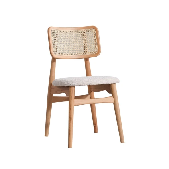 Pera Natural Ahşap Masa Sandalye Takımı 110x110 - Resim 9