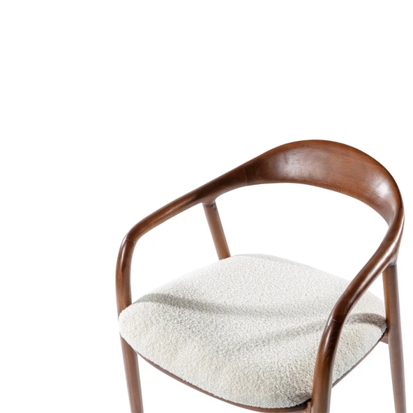 Zodiac Exclusive Yılan Ahşap Sandalye - Resim 4