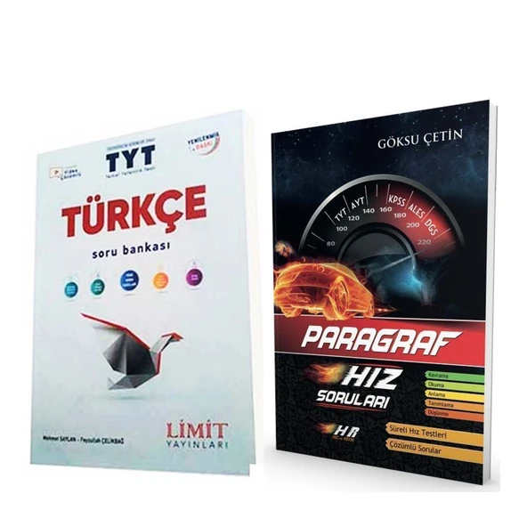 Limit TYT Türkçe ve Hız Renk Paragraf Hız Soruları Seti 2 Kitap ürün görseli 1