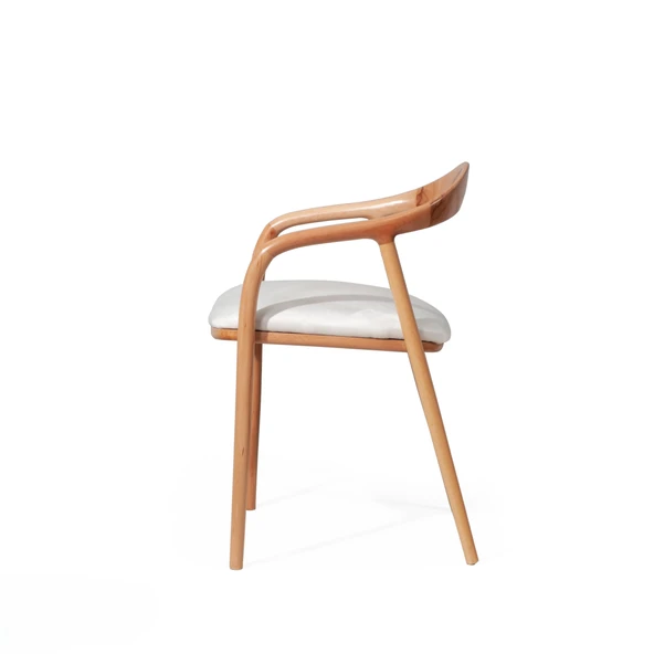 Midas İskandinav Natural Ahşap Masa Sandalye Takımı 80x150 - Resim 9