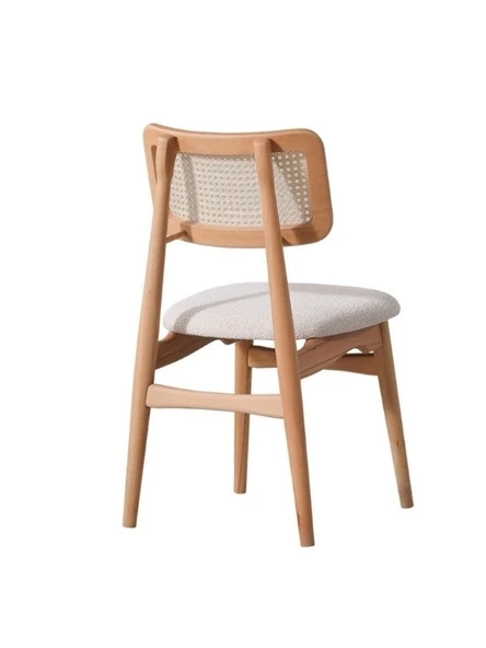 Helios Hazeranlı Natural Ahşap Bohem Sandalye - Resim 2