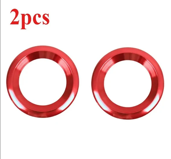 Honda Civic 2016-2019 için, Kırmızı Renk Daire Hoparlör Çercevesi 2 ADET - Resim 4