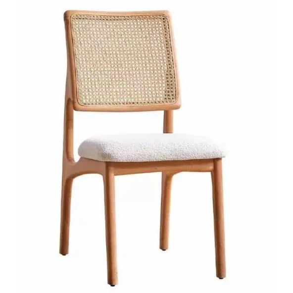Hermes Plazma Hazeranlı Model Hasırlı Ahşap Sandalye - 3