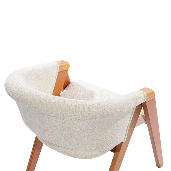 Zeta Teddy Ahşap Sandalye - Resim 7