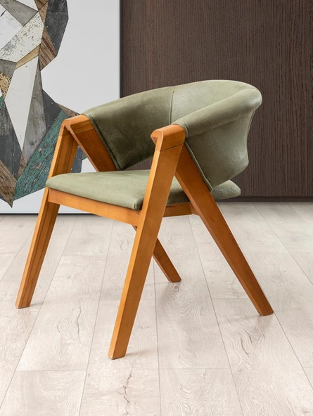 Zeta Ahşap Sandalye - Resim 5