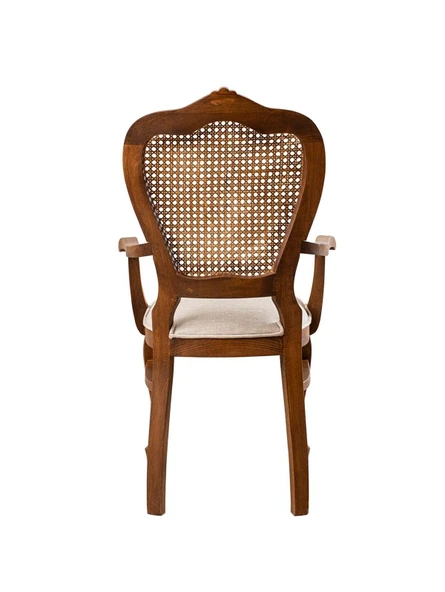 Versailes Hazeranlı Kolçaklı Oymalı Klasik Ahşap Sandalye - Resim 8